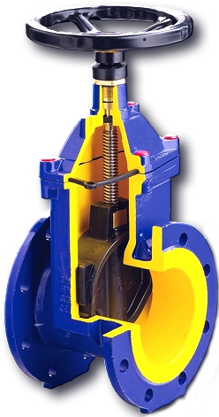 ZETKAMA Задвижка с обрезиненным клином ZETKAMA 111D-450-B56, DN450, PN10, корпус - GGG50, клин - GGG50, уплотнение - EPDM, Ф/Ф, штурвал ZETKAMA Задвижка с обрезиненным клином ZETKAMA 111D-450-B56, DN450, PN10, корпус - GGG50, клин - GGG50, уплотнение - EPDM, Ф/Ф, штурвал