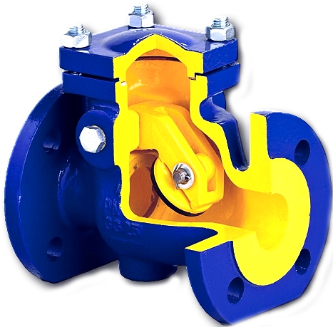 ZETKAMA Клапан обратный поворотный ZETKAMA 302A-300-C-01, DN300, PN16, корпус - чугун GJL-250 (GG25), Ф/Ф ZETKAMA Клапан обратный поворотный ZETKAMA 302A-300-C-01, DN300, PN16, корпус - чугун GJL-250 (GG25), Ф/Ф