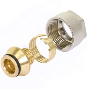 danfoss Фитинги (комплект: фитинг, обжимное кольцо и соединительная гайка) для полимерных труб (PEX); PN = 6 бар, Тмакс. = 95 °С. danfoss Фитинги (комплект: фитинг, обжимное кольцо и соединительная гайка) для полимерных труб (PEX); PN = 6 бар, Тмакс. = 95 °С.