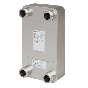 danfoss Паяный пластинчатый теплообменник одноходовой XB 52M-1.