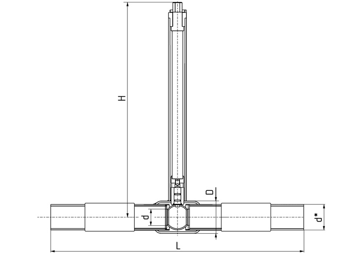 Шаровые краны для газа с удлиненным штоком