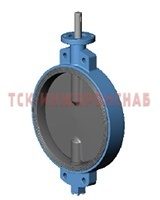 Tecofi Затвор дисковый поворотный межфланцевый с мех редуктором и фланцем под привод, корпус и диск ковкий чугун, манжета ЭПДМ, PN10 Tecofi Затвор дисковый поворотный межфланцевый с мех редуктором и фланцем под привод, корпус и диск ковкий чугун, манжета ЭПДМ, PN10